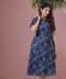 Puff Sleeve Paisley Printed Dress